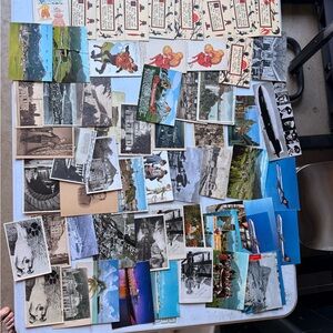 Vintage Postcard Collection and The Tall Ships Book